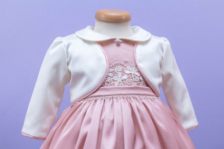 Set botez 4 piese Pinkie Silk - Img 6