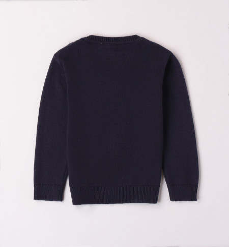 Pulover bleumarin baieti iDo 7481 - Img 2