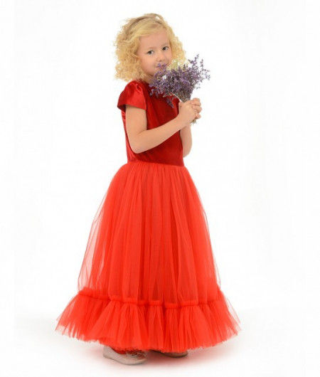 Rochie rosie Rania - Img 3