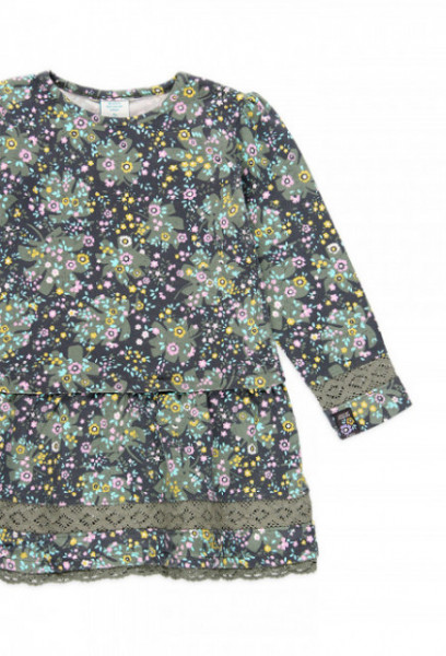 Rochie verde floral Boboli 425023 - Img 3