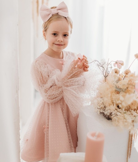 rochie-fete-tulle-roz-pudra