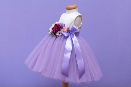 Set botez 3 piese Purple Bouquet - Img 3