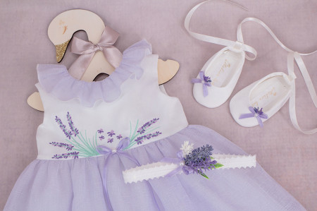 Set botez 4 piese Lavender Love - Img 4