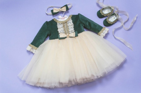 Set botez catifea verde Ballroom Royalty - Img 2