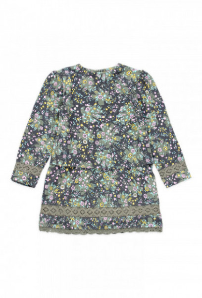 Rochie verde floral Boboli 425023 - Img 4