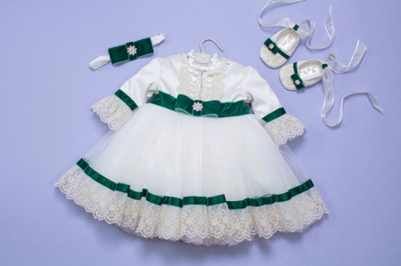 Set botez 3 piese Emerald Queen - Img 5