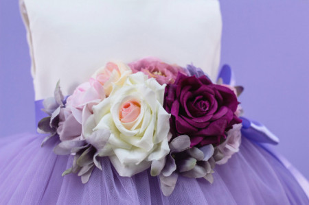 Set botez 3 piese Purple Bouquet - Img 4