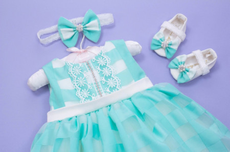 Set botez 3 piese Sweet Mint Chip - Img 4