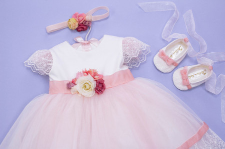 Set botez 4 piese Sweet Flower - Img 3