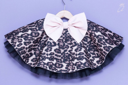 Fustita tutu negru cu roz ‘Little Spots’ - Img 2
