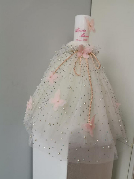 Lumanare de botez personalizata Spring Feeling - Img 2