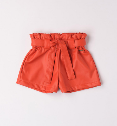 Pantaloni scurti din imitatie de piele Sarabanda 2307