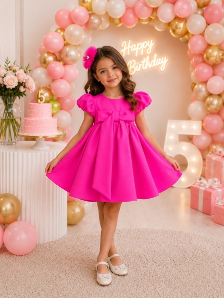 rochie-fete-roz-aprins