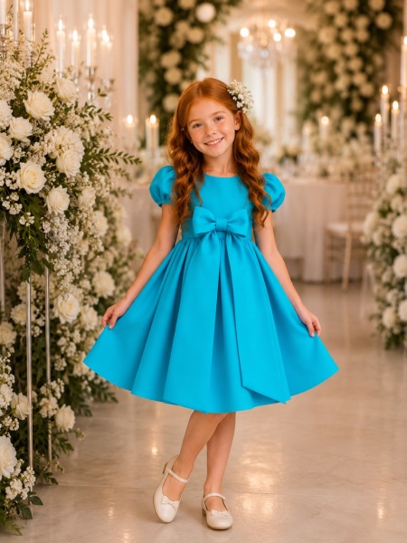 rochie-fete-turcoaz-electric