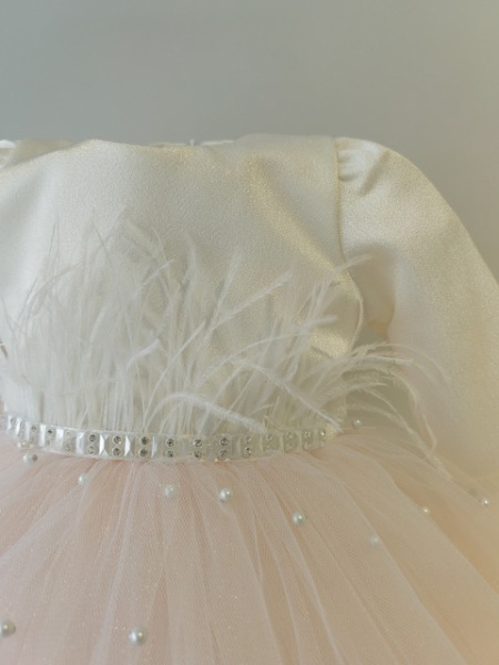 Rochita de botez Lois cu turban - Img 5