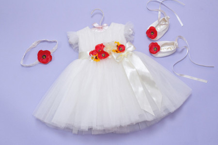Set botez 3 piese Lora