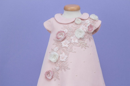 Set botez 4 piese Silk Petals - Img 4