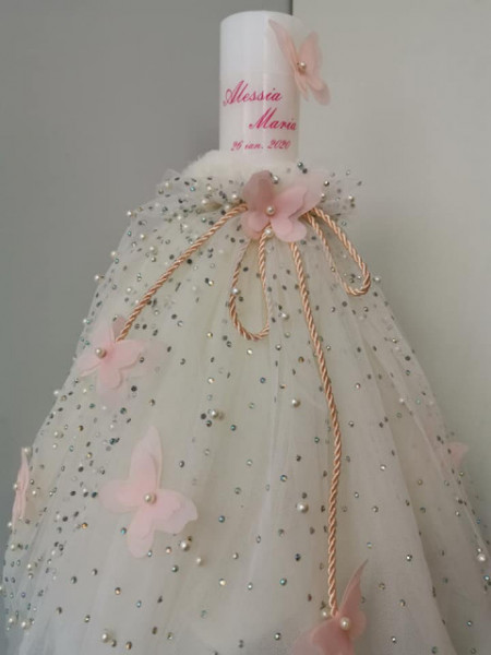 Lumanare de botez personalizata Spring Feeling - Img 3