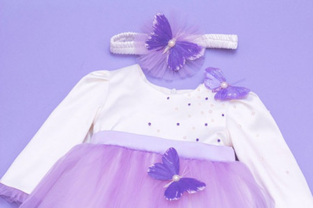 Set botez 3 piese Mauve Fly - Img 6