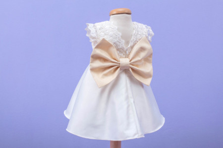 Set botez 4 piese Ivory Bow - Img 4