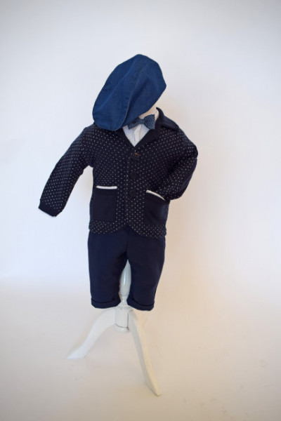 costum botez bleumarin
