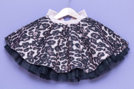 Fustita tutu negru cu roz ‘Little Spots’ - Img 3