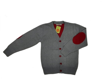 cardigan-scoala-gri-cu-rosu