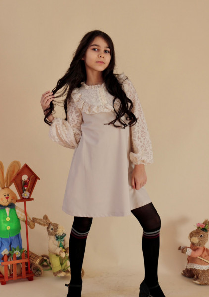Rochie Beige Lace - Img 2