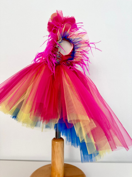 Rochie fete Pink Peacock - Img 2