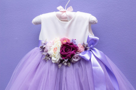 Set botez 3 piese Purple Bouquet - Img 7