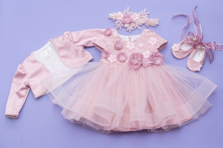 Set botez 4 piese Dusty Pink Reveries - Img 6
