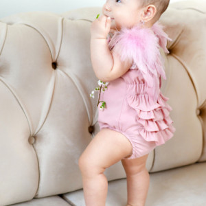 Body fete lux My lilttle Angel-Dusty Pink - Img 3