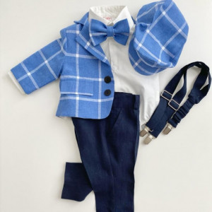 Costum Botez carouri Aster