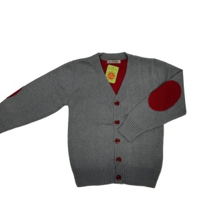 cardigan-scoala-gri-cu-rosu