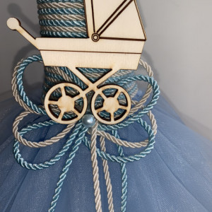Lumanare botez Baby Blue short - Img 3