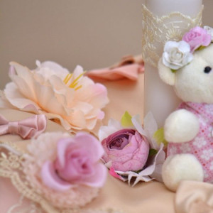 Lumanare de botez Elegant Bear - Img 2
