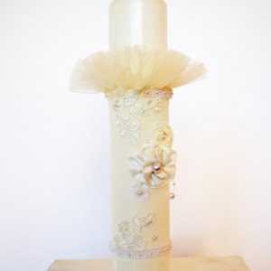 Lumanare de botez Lace Love - Img 5