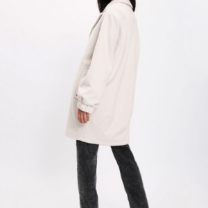 Palton oversized ivoire K493MELBA - Img 4