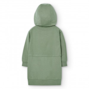 rochie hoodie adolescente khaki 437059 