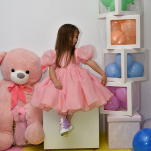 Rochie cu maneci bufante Riana