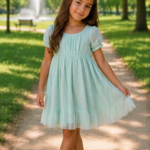 Rochie fete Pastel Green