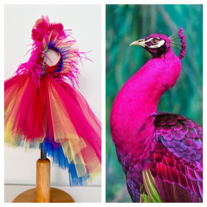 Rochie fete Pink Peacock - Img 3