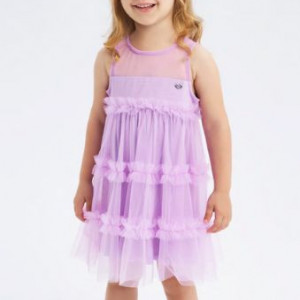 rochie lila tulle sarabanda 8335