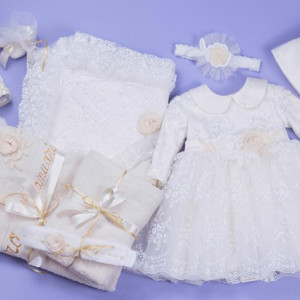 Set botez 3 piese Celeste - Img 10