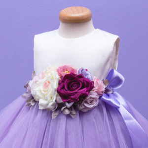 Set botez 3 piese Purple Bouquet - Img 8
