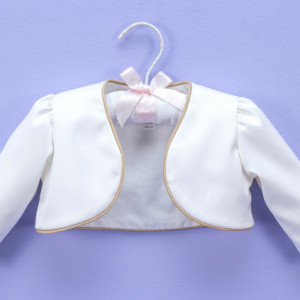 Set botez 4 piese Ivory Bow - Img 6