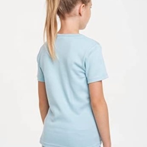 tricou copii fruit of the loom albastru deschis spate
