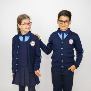 Bluza scoala fete bleumarin