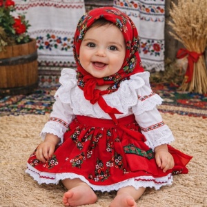 Costum botez traditional Ana