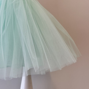 Fustita din tulle Karina Pastel Turquoise - Img 4